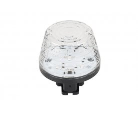LKD 2648 Фонарь сигнала поворота HOR 100В 5 LED с разъемом прозрачное стекло белый   функция: поворот боковой 52648
